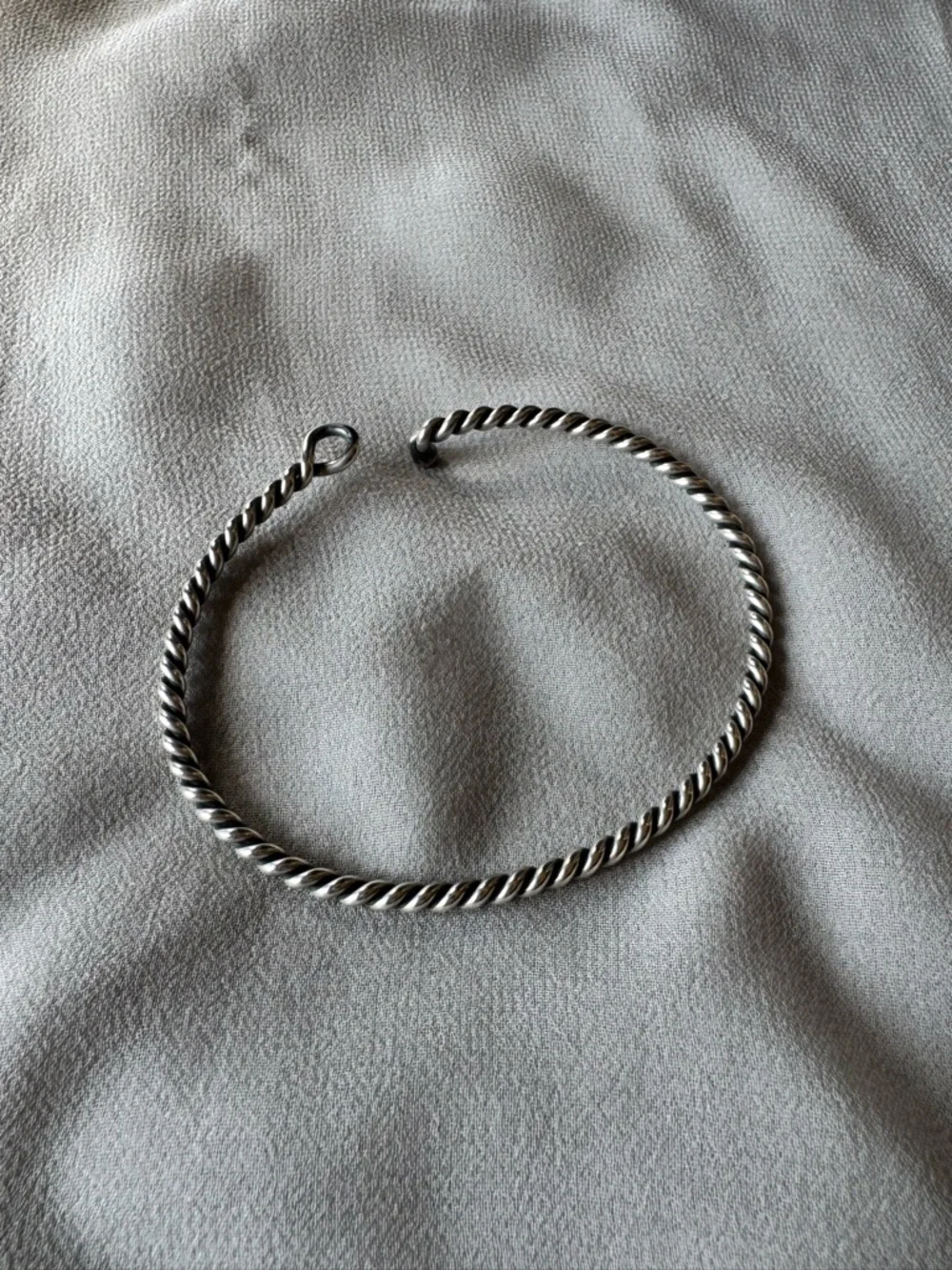James Avery Twisted Sterling Silver Bracelet 925 - Picture 2 of 7